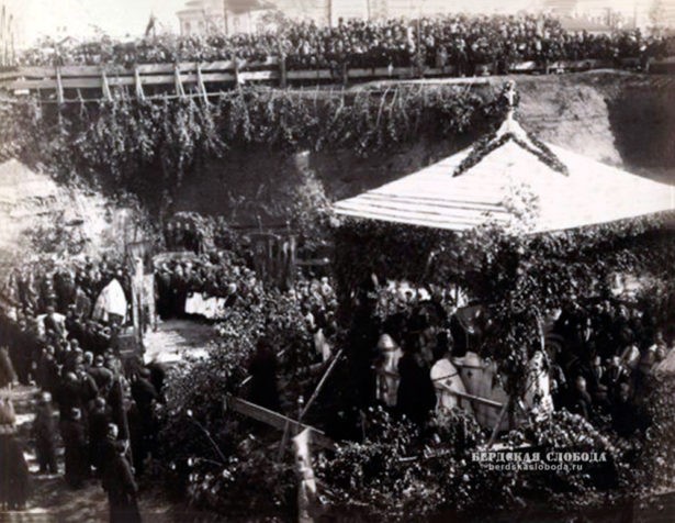 Котлован Казанского собора. Фотографии Оренбурга 1886 года 1