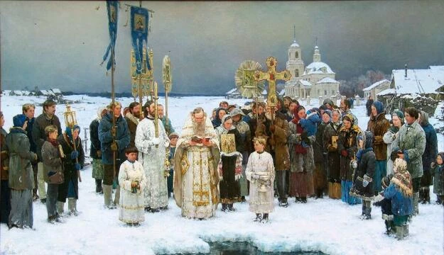 "Крещение", Антон Овсяников 2002 год