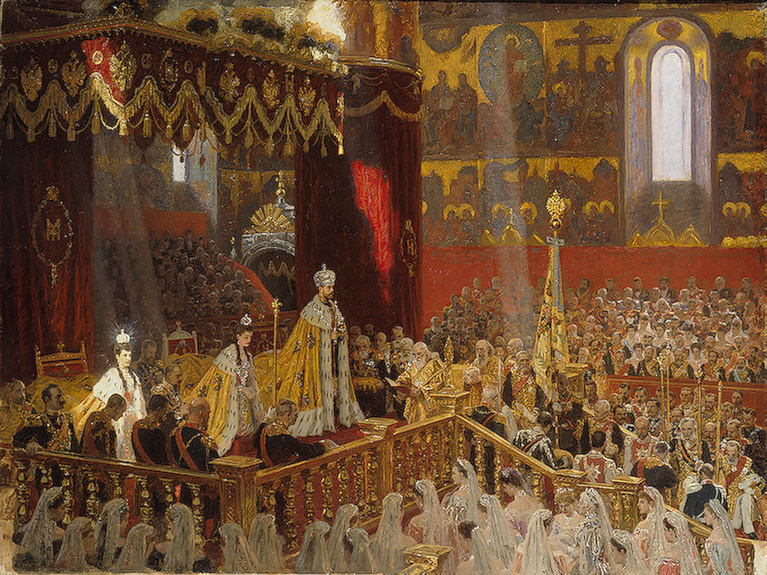 Коронация императора Николая II Александровича и императрицы Александры Феодоровны (Лауриц Туксен, 1898 год)