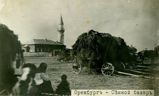 Третья Соборная мечеть города Оренбурга на фотографии конца XIX века известного русского фотографа Карла Фишера.