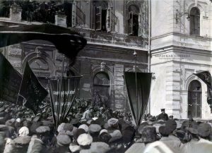 Встреча М.И. Калинина на вокзале Оренбурга, 19 сентября 1919 года