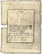Бумажная ассигнация Екатерины II 1769 года