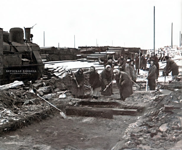 Строительство новых путей на территории Оренбургского шпалопропиточного завода