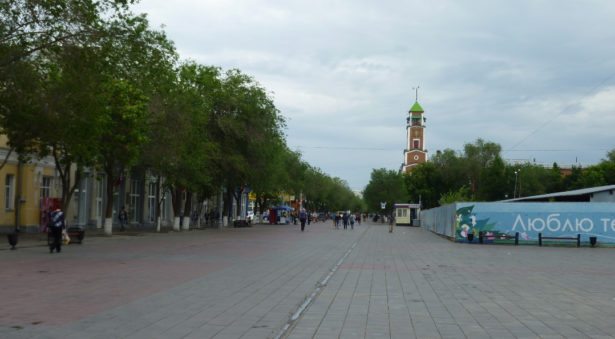 Советская, бывшая Николаевская улица, здесь мог бы ходить трамвай