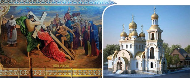 Совершенно уникальным и удивительным проектом Фонда является строительство храма Казанской иконы Божией Матери в поселке Берды.