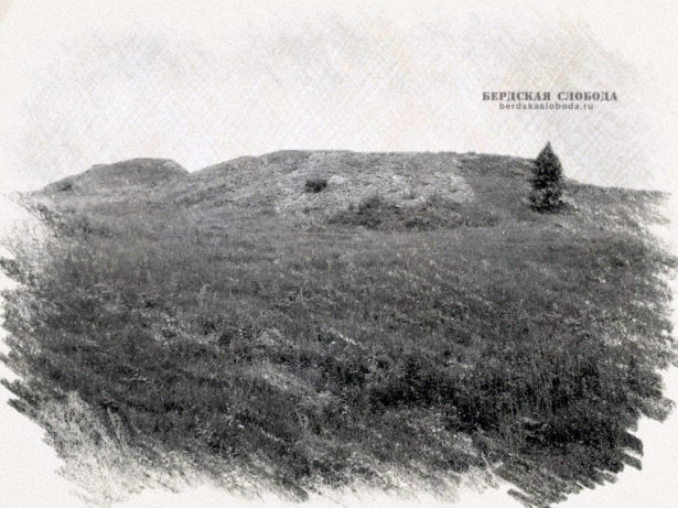 Курганы на Бердинской горе были уже раскопаны 2 раза А. И. Поповым в 1897 году и Е. Макаренко в 1903 году.