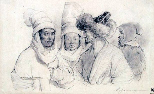 Лица степи, Алексей Филиппович Чернышев (1824 — 1863). Источник: «Русский художественный листок».