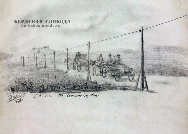 Тадеуша Корзона (1839-1918). Путь из Оренбурга к Чернореченской станции, 18.07.1867