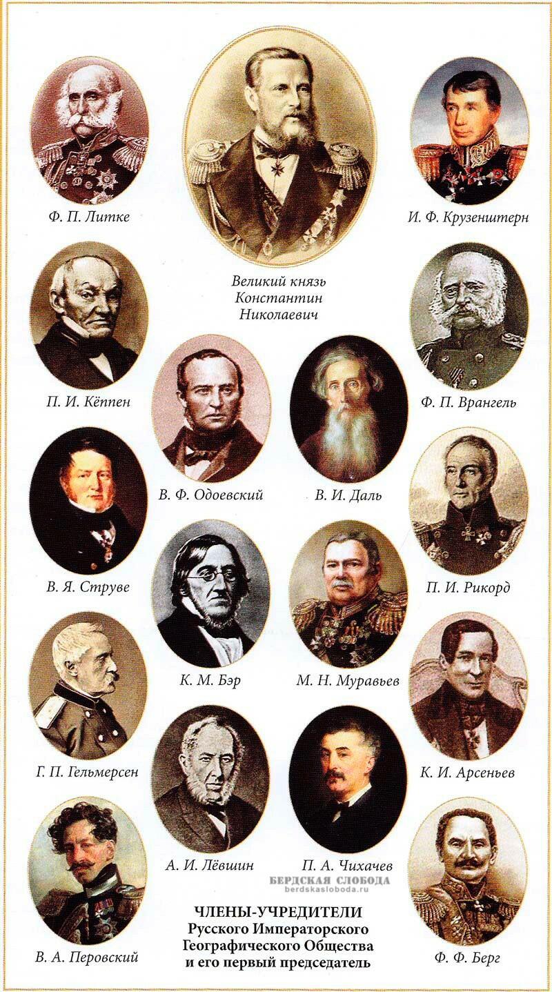 список членов русского географического общества (120) фото