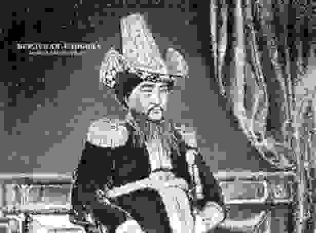 Султан-правитель Восточной части Орды, полковник Ахмет Джантюрин (1810-1851).