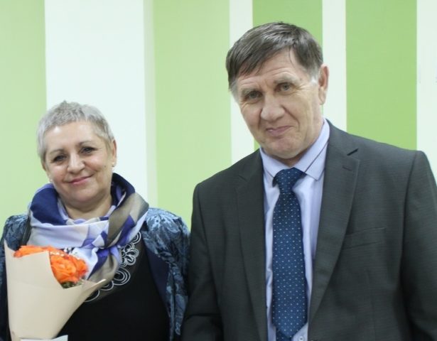 Владимир и Вера Семеновы на вручении премии