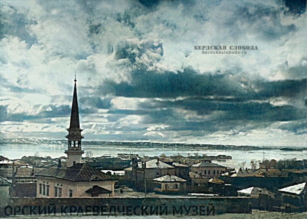 Вид на Орск с Преображенской горы, 1928 год. Фото из фондов Орского краеведческого музея