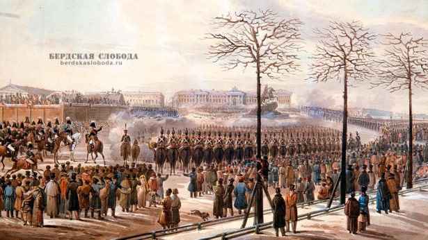 Восстание на Сенатской площади 14 декабря 1825 года, Кольман Карл Иванович. Из собрания Государственного Исторического музея
