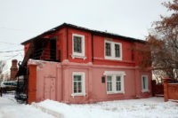 Выявленный объект культурного наследия «Здание Оренбургской Ученой Архивной Комиссии» (ОУАК). Фотография от 18 ноября 2022 года.