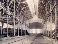 Главные мастерские на станции Оренбург, 1901-1905 гг Паровозосборная (внутренний вид)