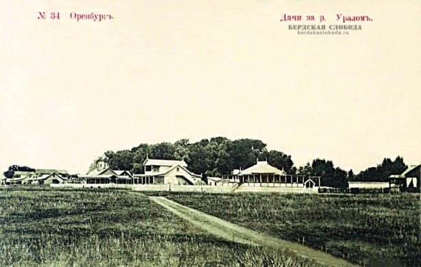 Летние дачи на западной стороне Большой поляны в Зауральной роще, конец XIX - начало XX вв
