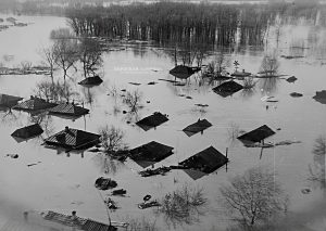 В апреле 1957 года в Орске произошло одно из самых масштабных наводнений.