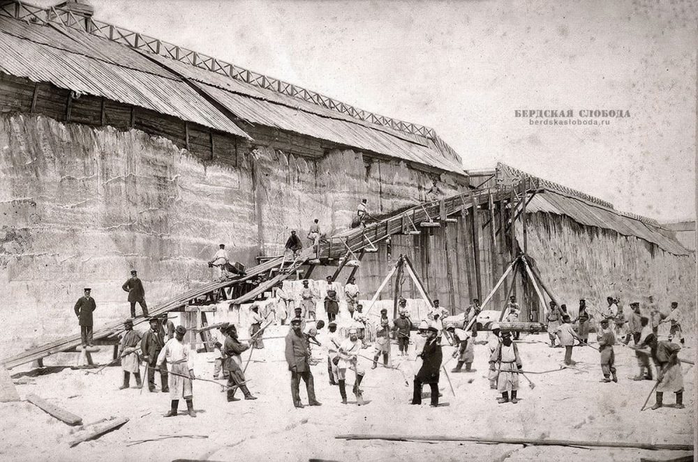 Илецкий соляной промысел. 1904-1910 годы.