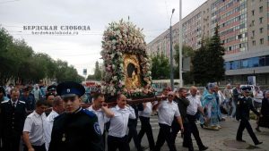 Крестный ход с Табынской иконой Божией Матери, Оренбург, 28 июня 2019 года.
